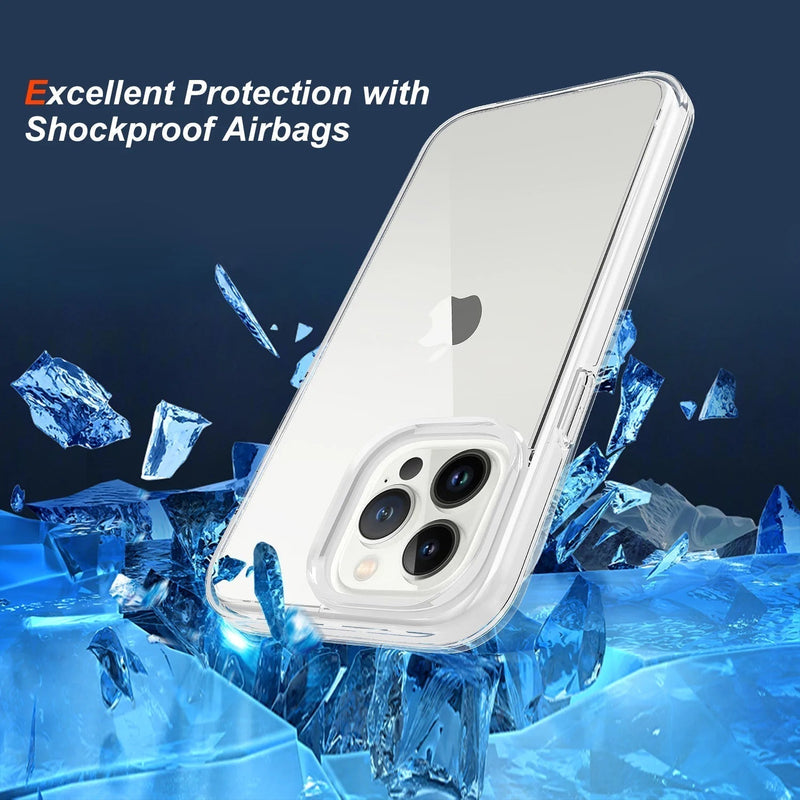 Ultimake 3 Meter Drop Tested Shockproof Clear Case for iPhone 15 Plus