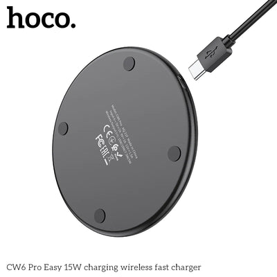 HOCO 15W Wireless Charger w/ LED Light (CW6)