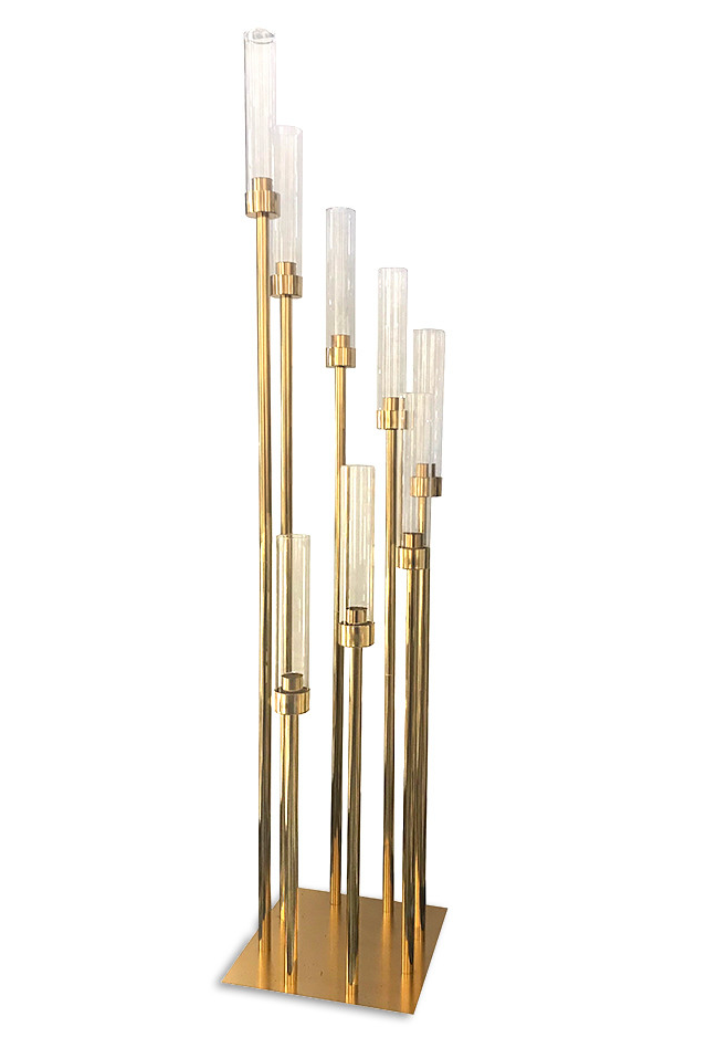 8 Holder Multi Height Candelabra