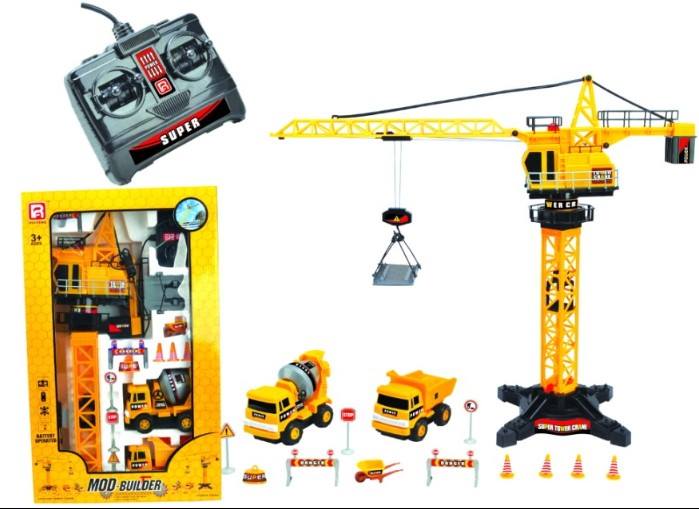 Remote Control Mod Builder Mixer & Dump Truck RC Tower Crane