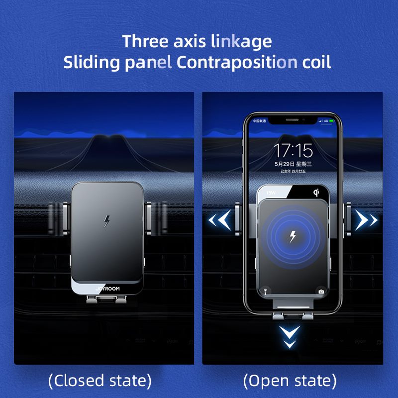 Joyroom JR‐ZS216 Three‐axis Electric Wireless Charging Car Holder(dashboard)