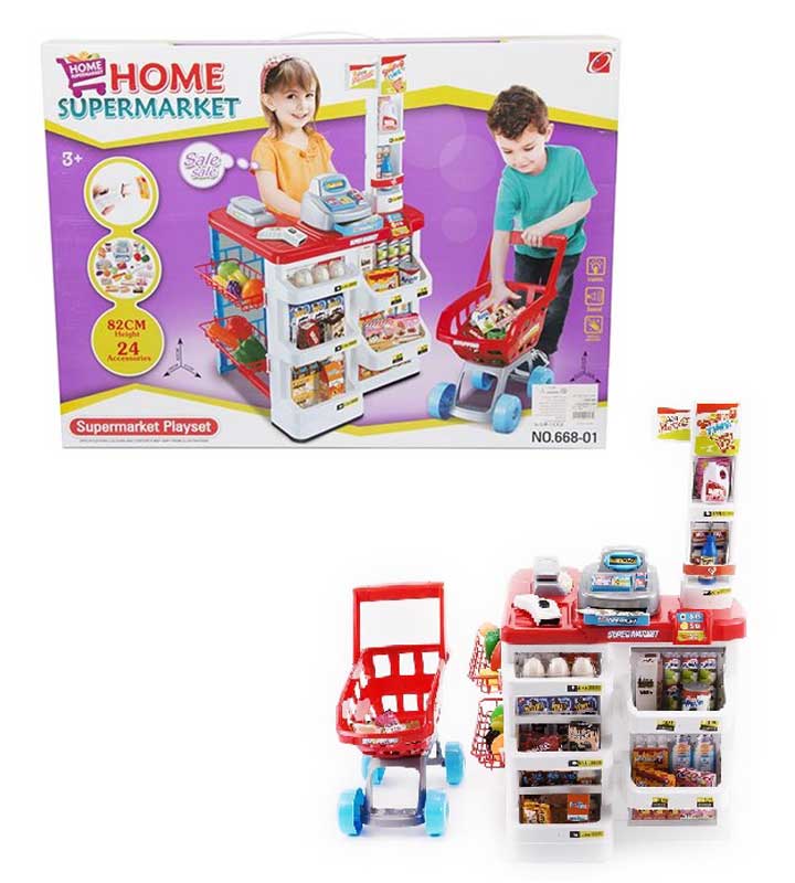 Home Supermarket Playset with Lights & Sound