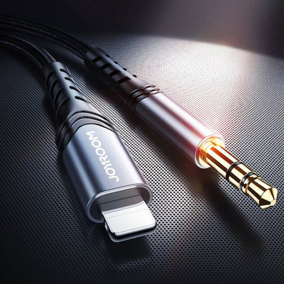 Joyroom Lightning to 3.5mm AUX Cable (1M) - Black