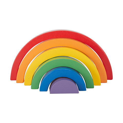 Wooden Rainbow Stacking Blocks