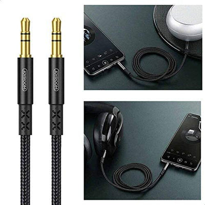 JoyRoom AUX Cable (1M) - Black - Cables - best2buy