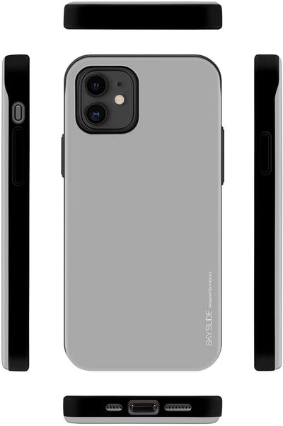 Mercury Goospery Sky Slide Case for iPhone 12 & 12 Pro Dual Layer Bumper Cover with Card Holder - Mobile Phone Cases - best2buy