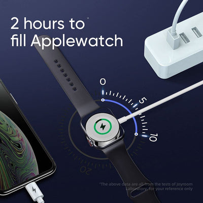 Joyroom 2 in 1 iWatch Magnetic Wireless Charger With lightning Cable