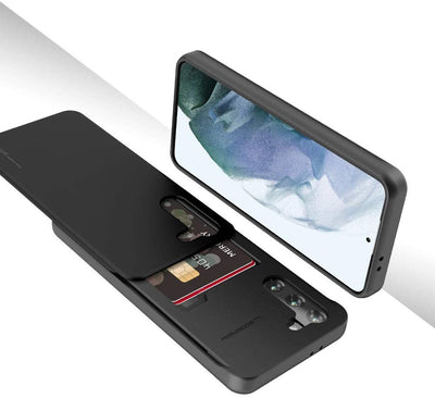 Mercury Goospery Sky Slide Case for Samsung S21 Dual Layer Bumper Cover with Card Holder - Mobile Phone Cases - best2buy