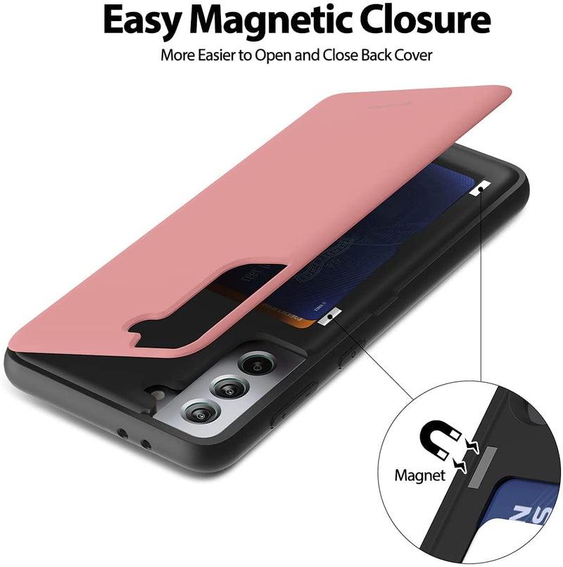 Mercury Goospery Magnetic Door Bumper Case for Samsung Galaxy S21 Plus with Card Holder Wallet - Mobile Phone Cases - best2buy