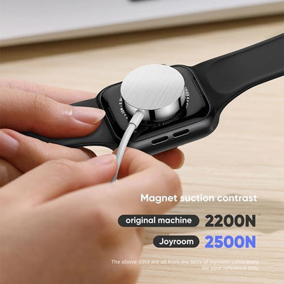 Joyroom 2 in 1 iWatch Magnetic Wireless Charger With lightning Cable