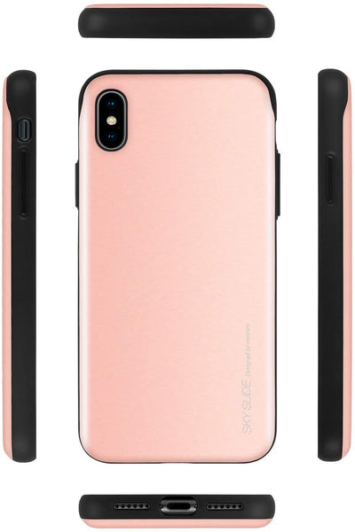 Mercury Goospery Sky Slide Case for iPhone XR Dual Layer Bumper Cover with Card Holder - Mobile Phone Cases - best2buy