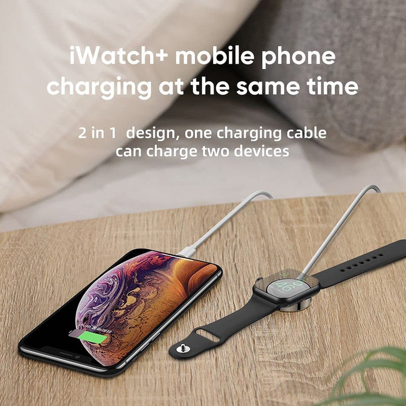 Joyroom 2 in 1 iWatch Magnetic Wireless Charger With lightning Cable