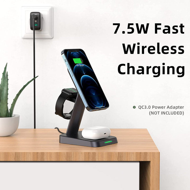 Acefast 3 in 1 Wireless Charging Multifunctional Desktop Stand