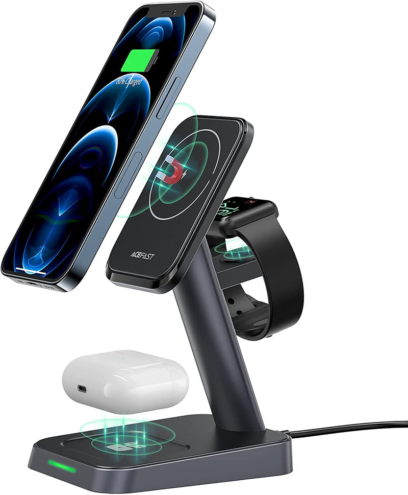 Acefast 3 in 1 Wireless Charging Multifunctional Desktop Stand