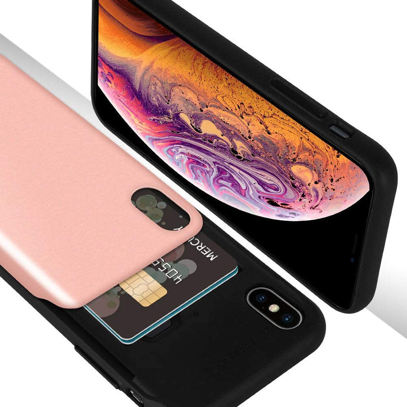 Mercury Goospery Sky Slide Case for iPhone XR Dual Layer Bumper Cover with Card Holder - Mobile Phone Cases - best2buy