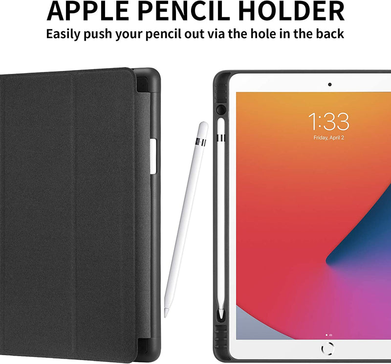 Protective Silicon Case with Pencil Holder for iPad 9.7"