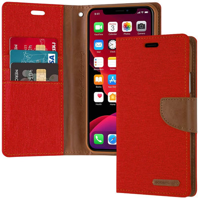 Mercury Goospery Canvas Diary Wallet Case for iPhone 11 - Mobile Phone Cases - best2buy