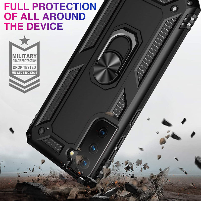 Armor Case With Ring Holder for Samsung Galaxy S21 FE