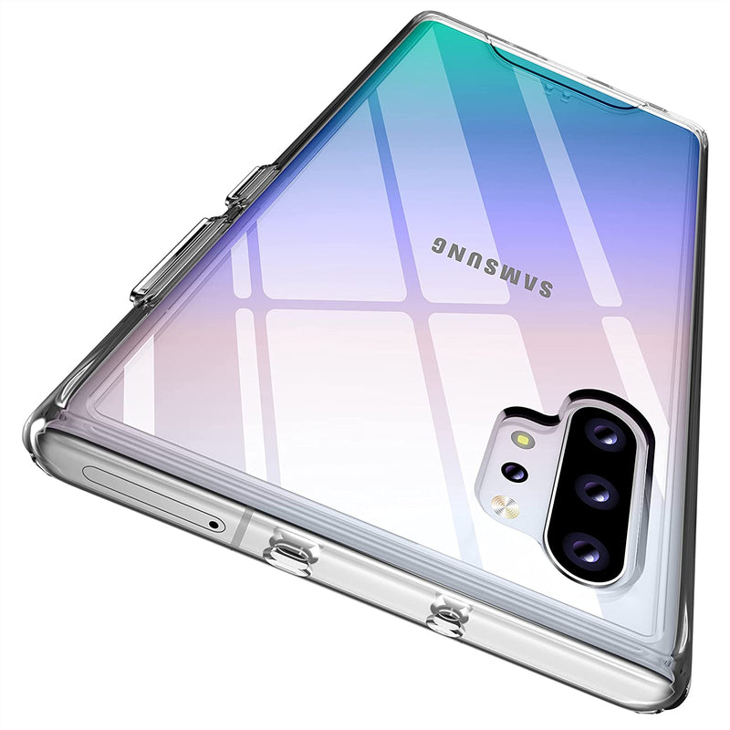 Space Shockproof Bumper Clear Case for Samsung Galaxy Note 10 Plus - Mobile Phone Cases - best2buy