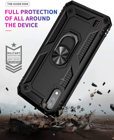 Armor Case With Ring Holder for Samsung Galaxy A01 Core - Mobile Phone Cases - best2buy