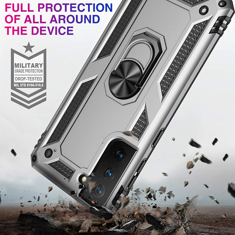 Armor Case With Ring Holder for Samsung Galaxy S21 FE