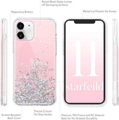 SwitchEasy Starfield Glitter Case for iPhone 11 - Mobile Phone Cases - best2buy