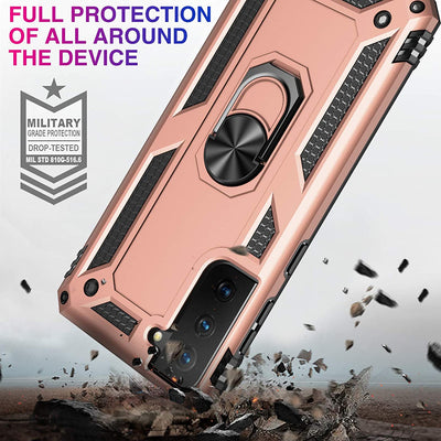 Armor Case With Ring Holder for Samsung Galaxy S21 FE