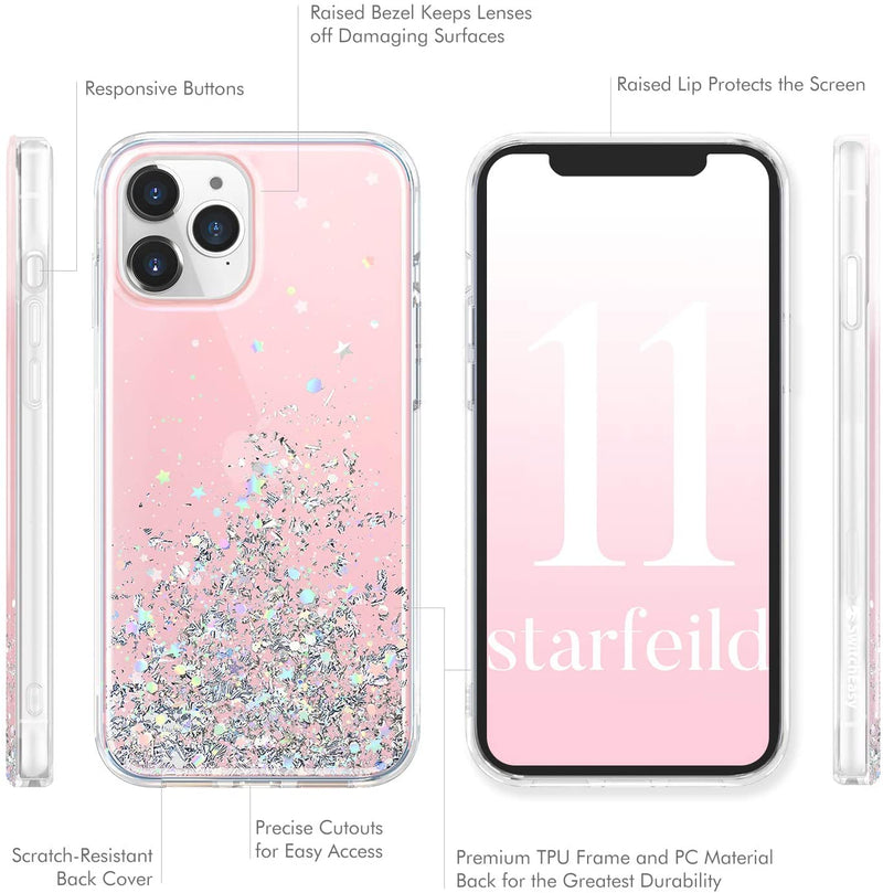 SwitchEasy Starfield Glitter Case for iPhone 11 Pro - Mobile Phone Cases - best2buy