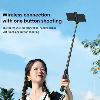 Joyroom Magic Flute Series Bluetooth Wireless Selfie Stick - Black