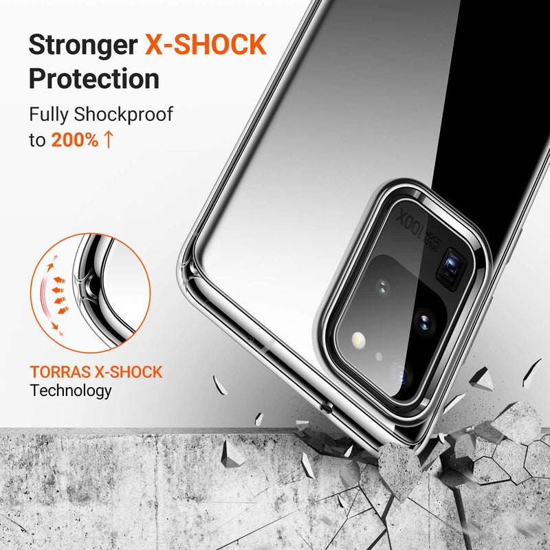 Space Shockproof Bumper Clear Case for Samsung Galaxy S20 Ultra - Mobile Phone Cases - best2buy