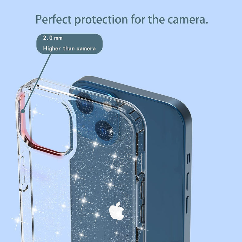 Glitter Twinkle clear case for iPhone 13