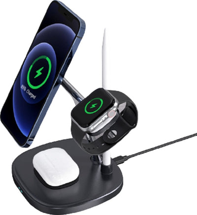 Wiwu Power Air 4 In 1 Wireless Charger - Black