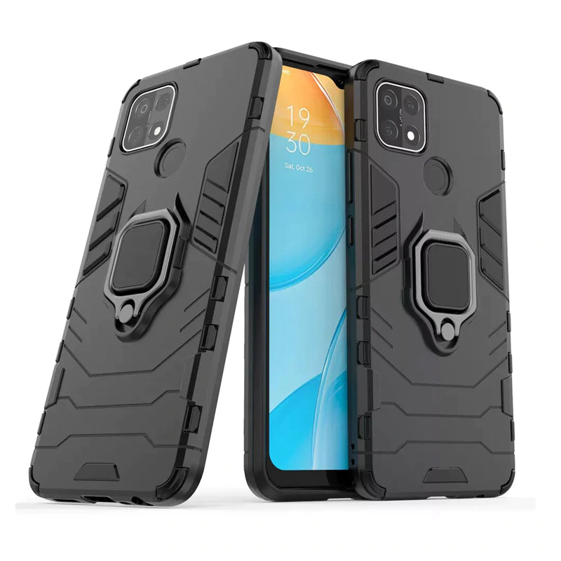 Armor Case With Ring Holder for Oppo A15 - Mobile Phone Cases - best2buy