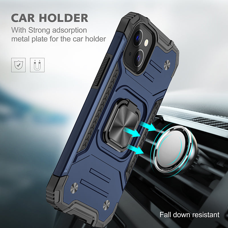 Magnetic Metal Ring Holder Kickstand Case for iPhone 13 Pro Max