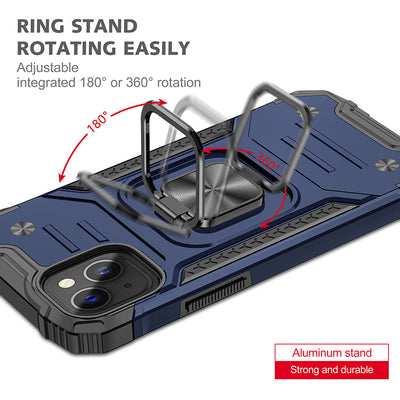 Magnetic Metal Ring Holder Kickstand Case for iPhone 13 Pro Max