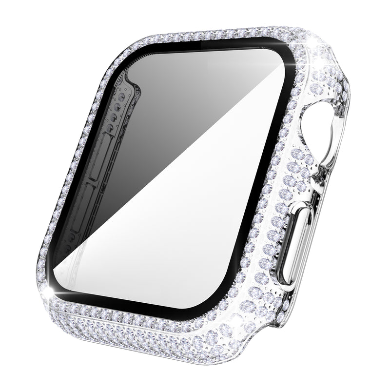 Diamond Case with Build-In Screen Protector for iWatch - Transparent