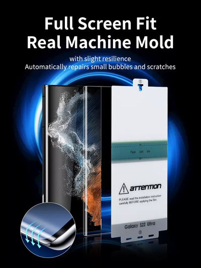 Premium 3D Full Coverage Hydrogel  Screen Protector For Samsung Galaxy S22 Ultra