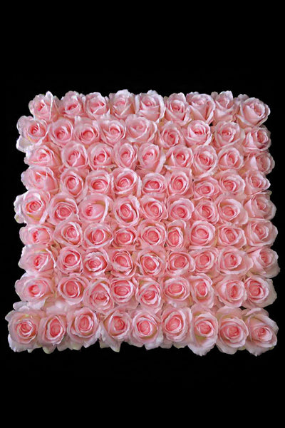 Artificial 81 Rose Heads Flower Wall Panel