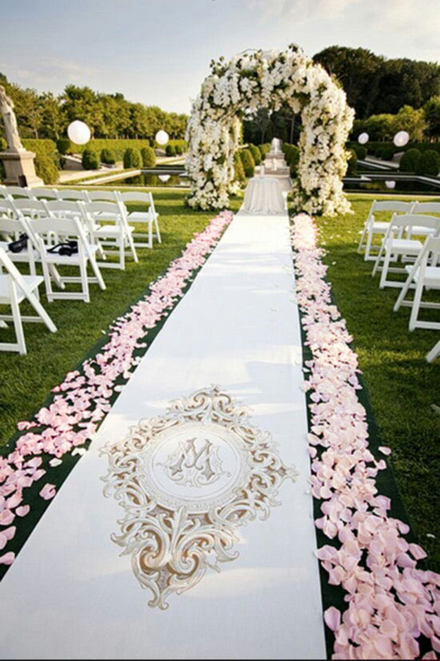 Wedding Aisle Artificial Flower Petal Trail