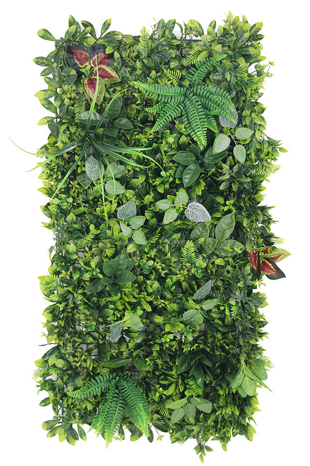 Lush Green Artificial Leaf Wall Panel (Fern)