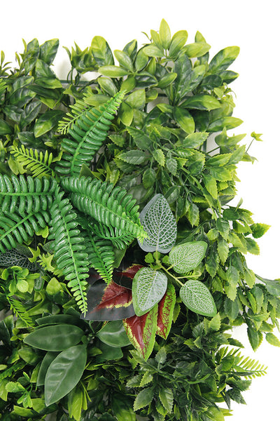 Lush Green Artificial Leaf Wall Panel (Fern)