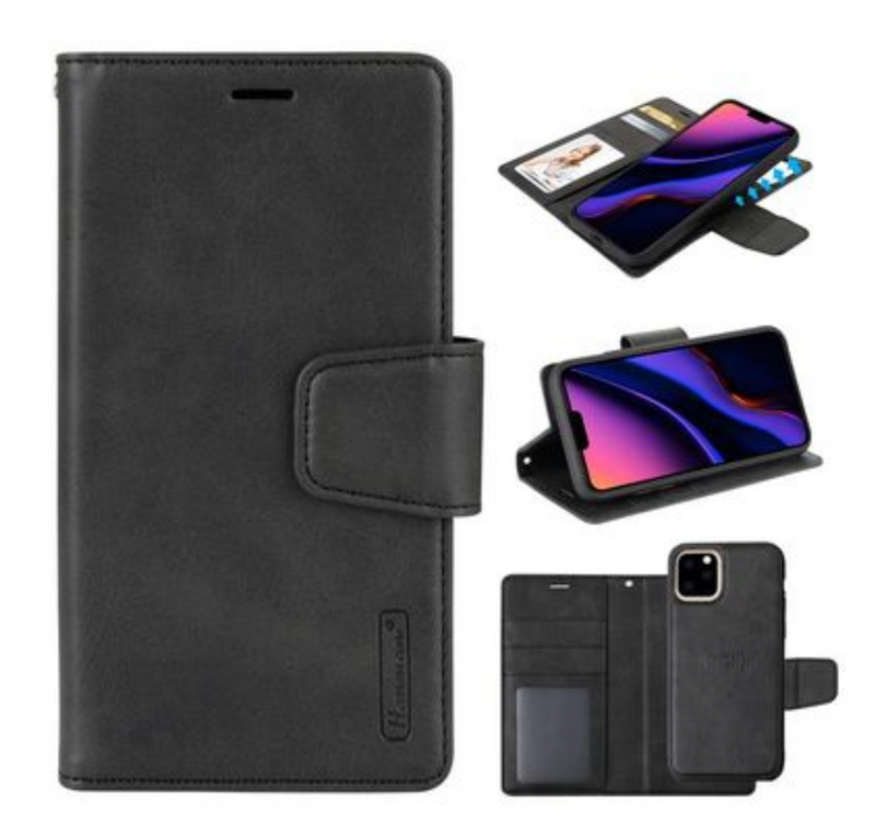 Hanman 2 In 1 Magnetic Detachable Leather Wallet for iPhone 12 Pro Max