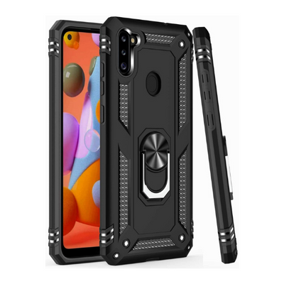 Armor Case With Ring Holder for Samsung Galaxy A11 - Mobile Phone Cases - best2buy