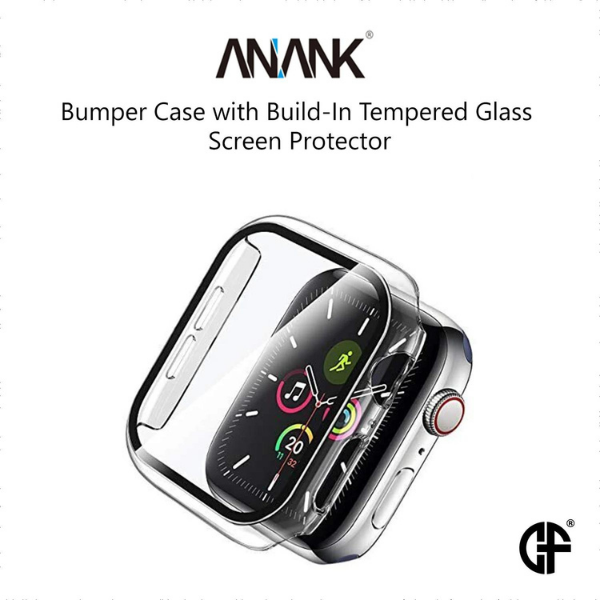 ANANK Bumper Case with Build-In Screen Protector for iWatch Series 40mm - Clear