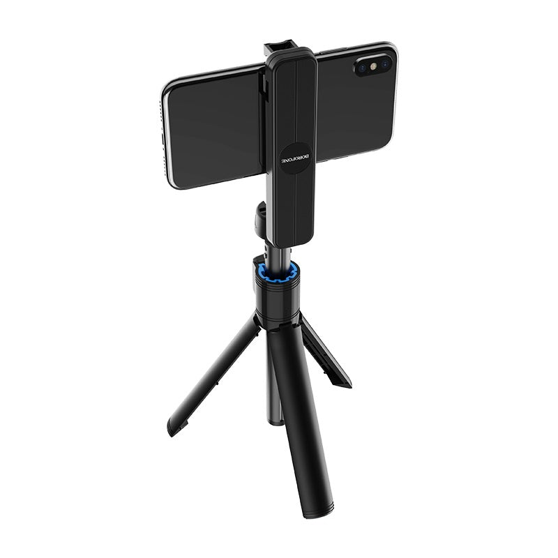 Borofone BY5 Leo wireless selfie stick tripod stand - Black