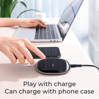 JoyRoom Fast Qi Square Wireless Charger 15W - Power Adapters & Chargers - best2buy