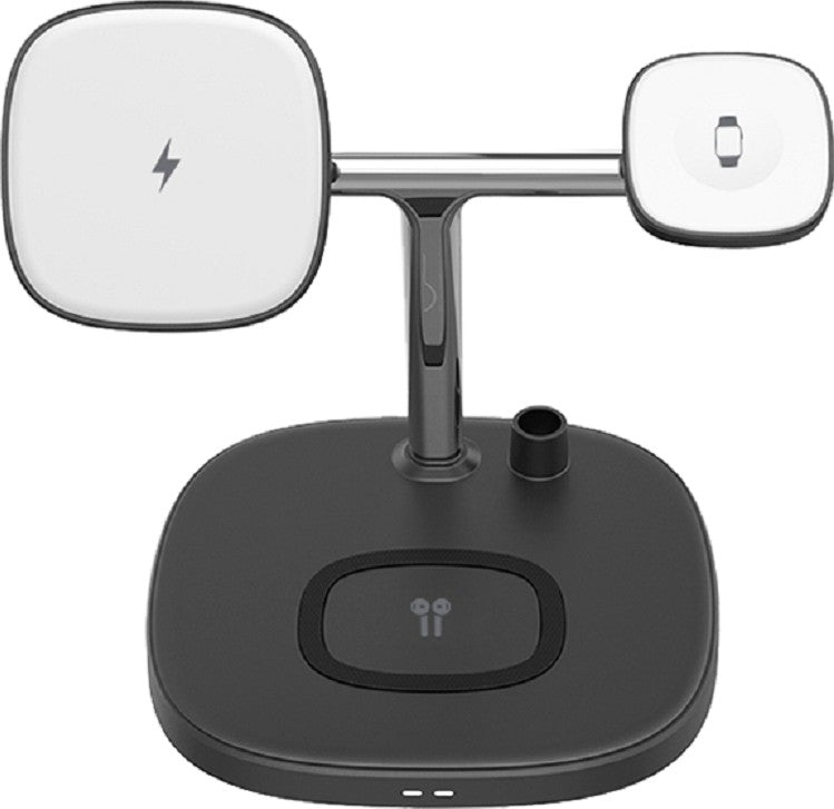 Wiwu Power Air 4 In 1 Wireless Charger - Black