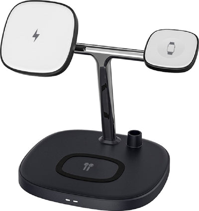 Wiwu Power Air 4 In 1 Wireless Charger - Black