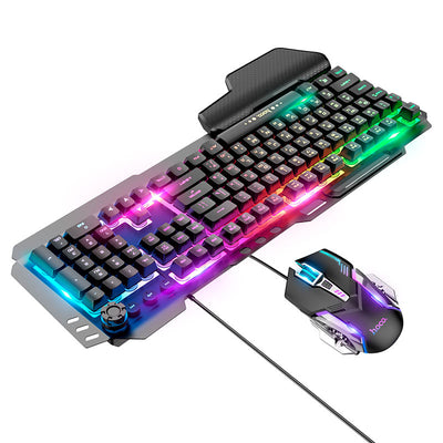 Hoco GM12 Light And Shadow RGB Gaming Keyboard And Mouse Set