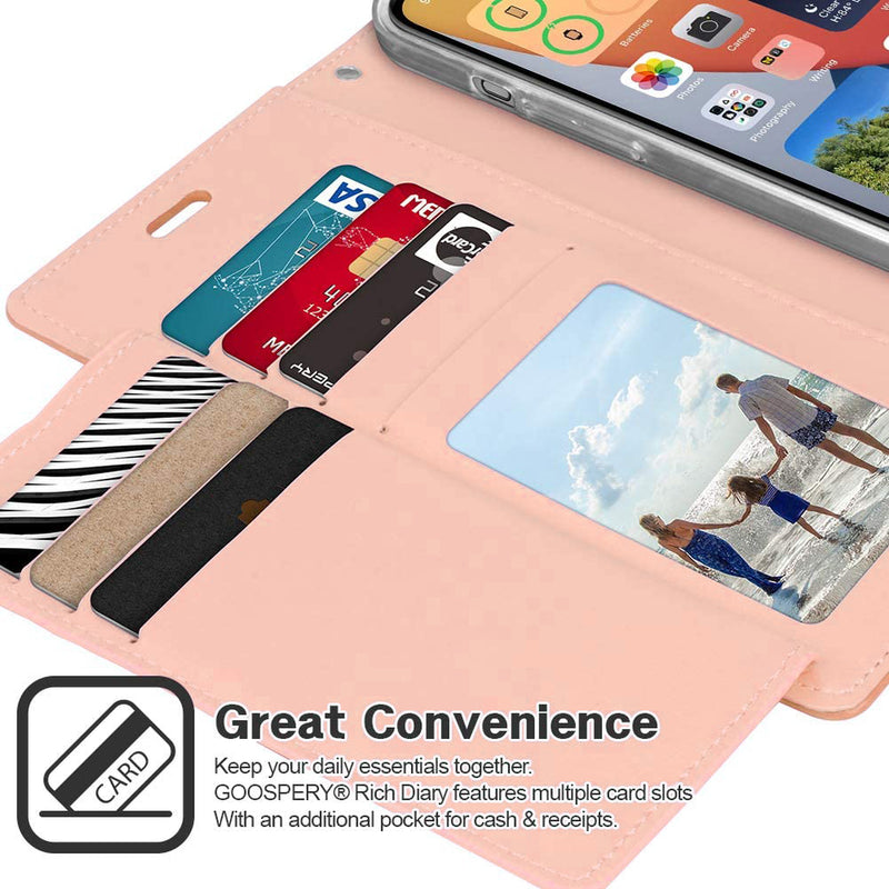 Mercury Goospery Rich Diary Wallet Case for iPhone 11 Pro Max - Mobile Phone Cases - best2buy